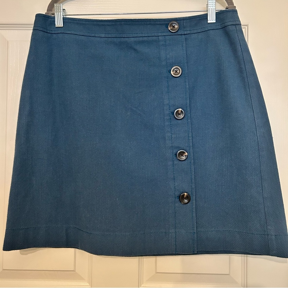 Ann Taylor A-line Skirt Skirt Five Button Detail Size‎ 14 GUC